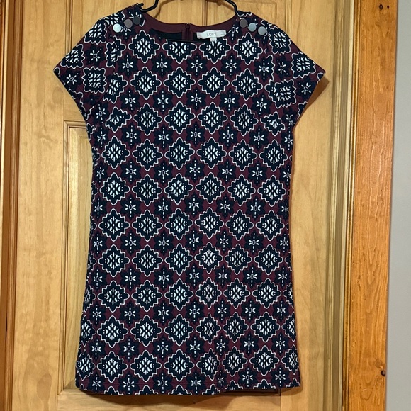 Geometric Patterned Dress - Picture 1 of 5